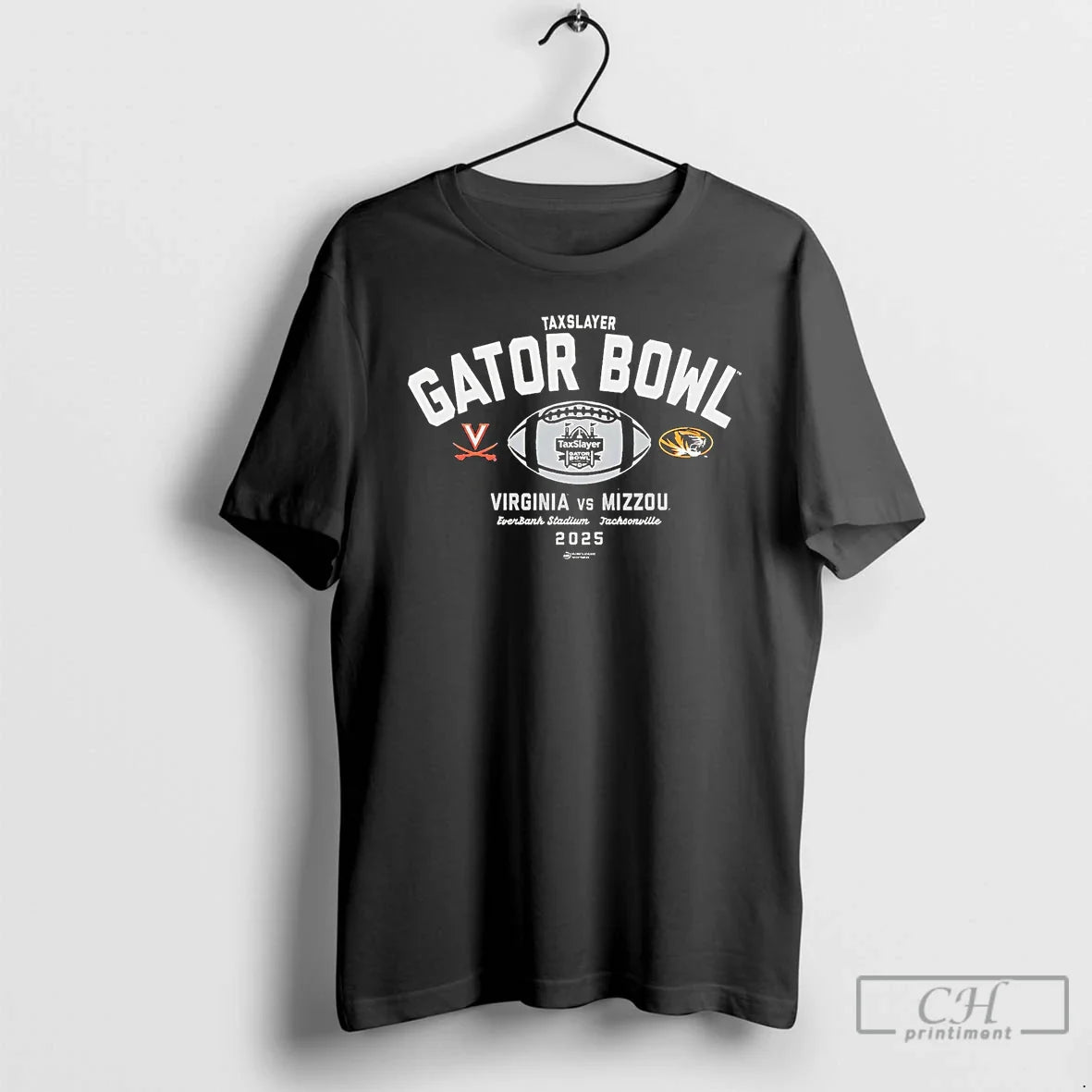 Classic Virginia Cavaliers Vs Missouri Tigers 2025 Taxslayer Gator Bowl T-Shirts, Hoodie, Sweatshirt