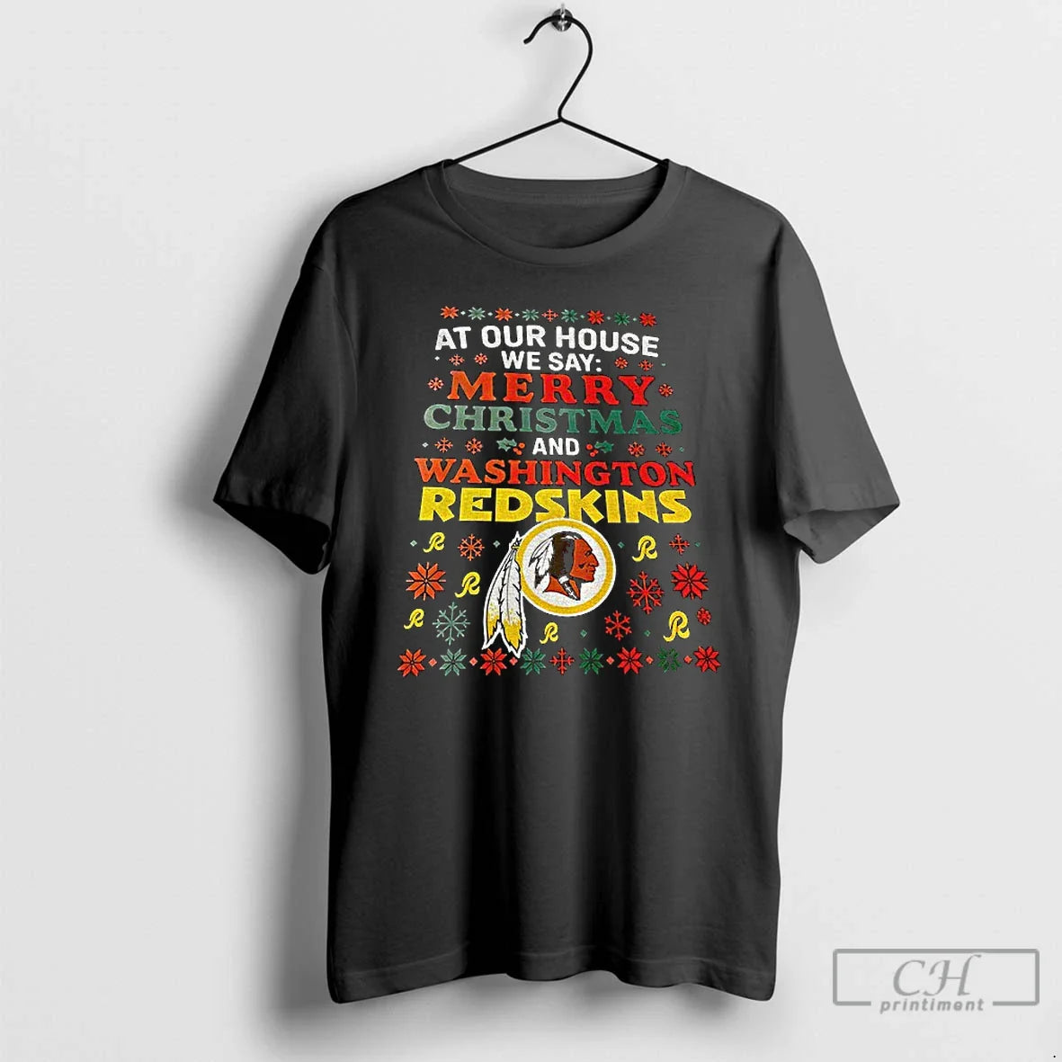 Classic Washington Commanders Our House We Say Merry Washington Redskins T-Shirts, Hoodie, Sweatshirt