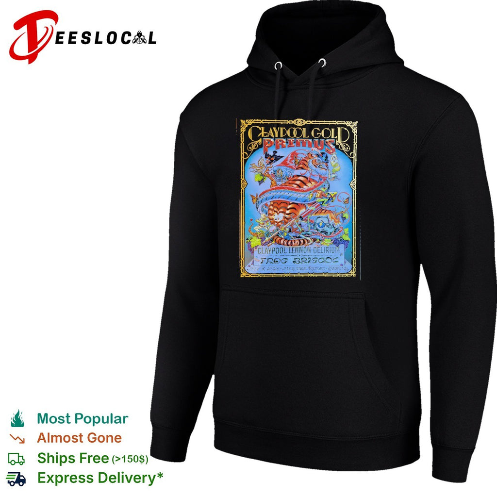 Claypool Lennon Delirium Primus Frog Brigade Napa CA July 4 2026 shirt