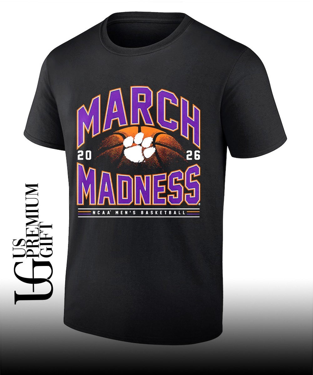 Clemson Tigers Men’s basketball 2026 NCAA March Madness shirt