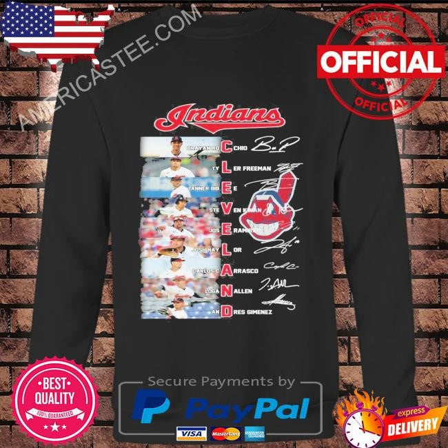 Cleveland Indiana Team True Starting Squad Baseball T-Shirt