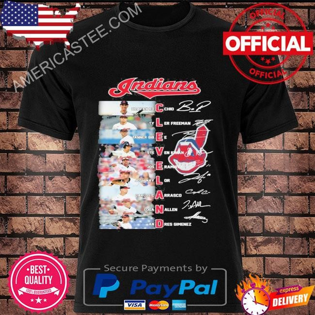 Cleveland Indiana Team True Starting Squad Baseball T-Shirt