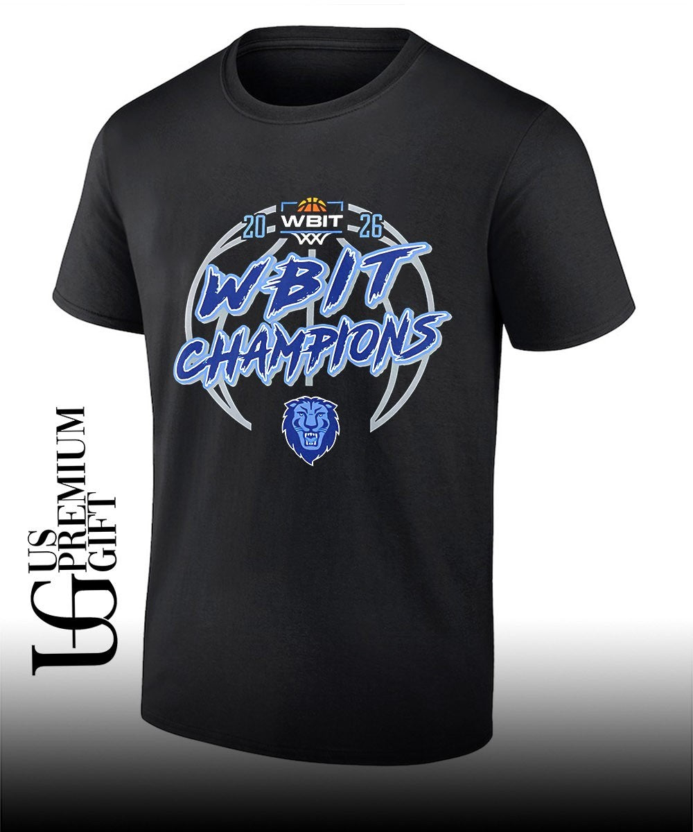 Columbia Lions basketball 2026 WBIT Champions shirt