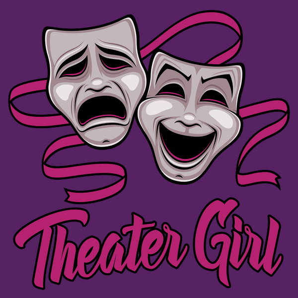 Comedy And Tragedy Theater Girl