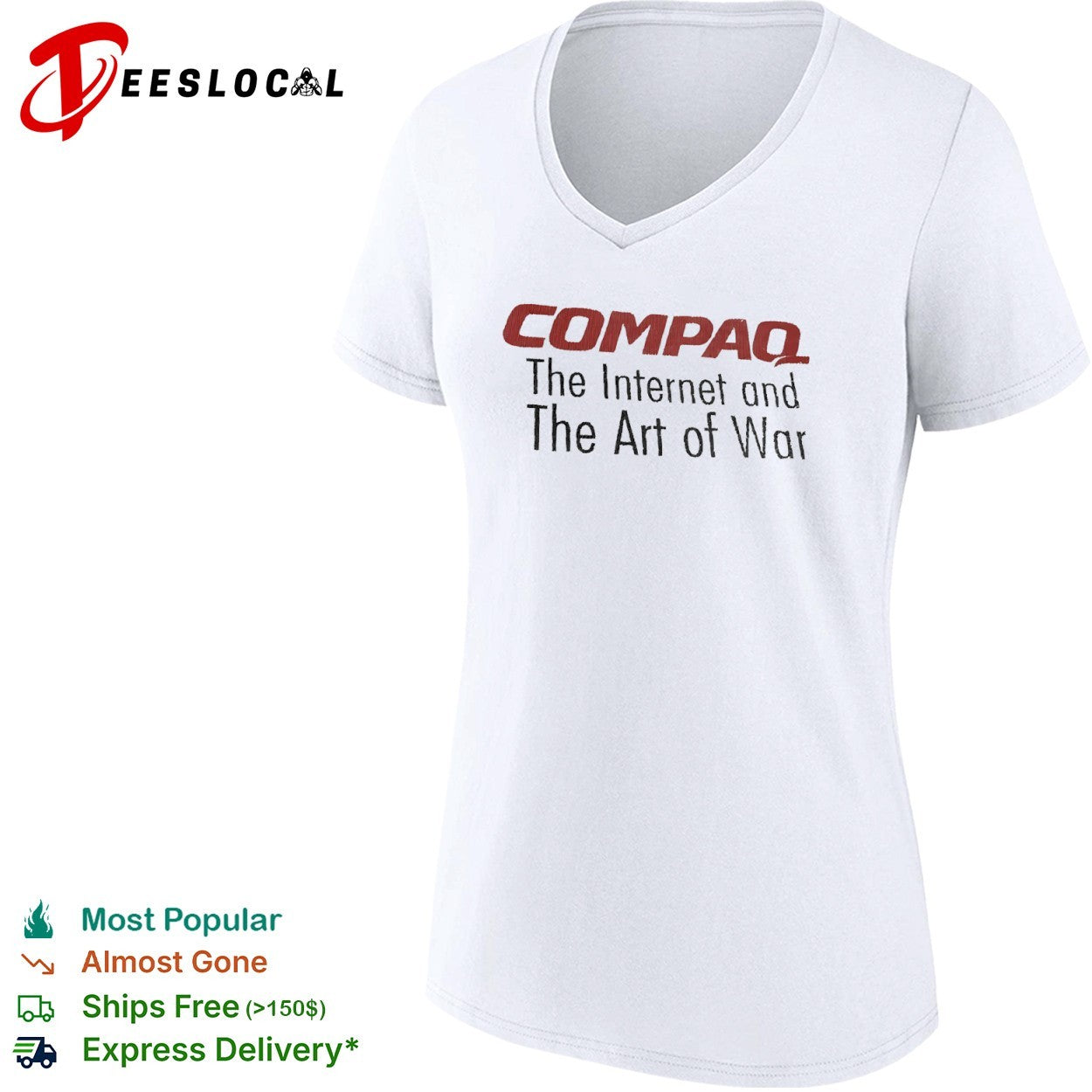 Compaq the internet and the art of war shirt