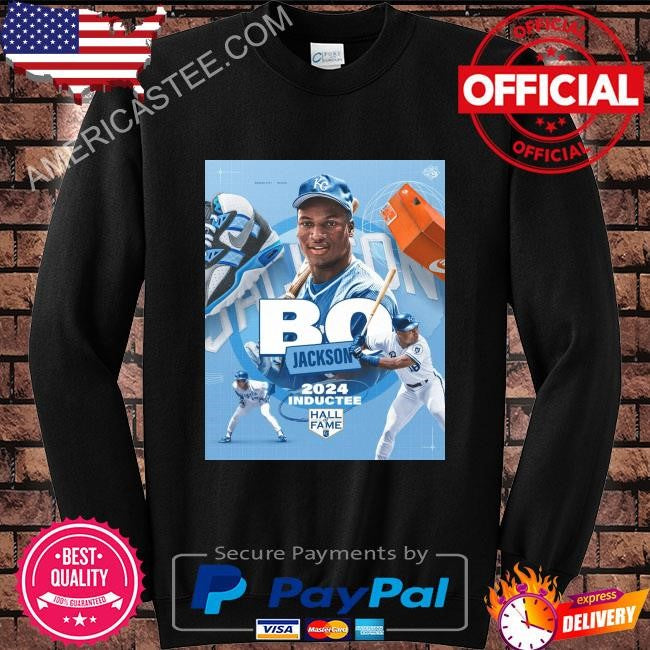 Congratulations to bo jackson on his election to the royals hall of fame shirt