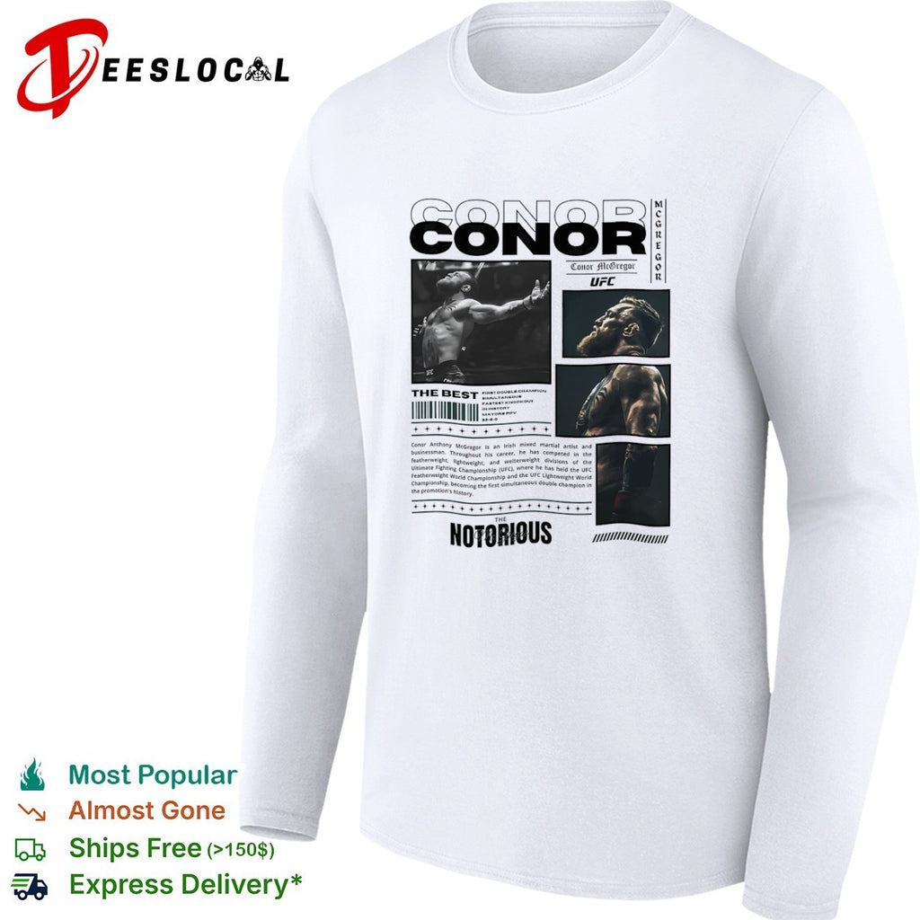 Conor McGregor The Notorious UFC First Double Champion Shirt