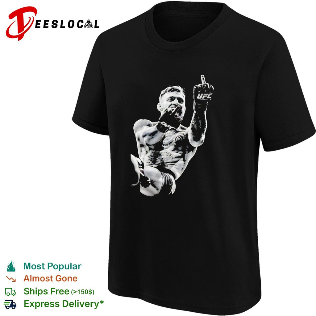 Conor McGregor UFC MMA Legend Middle Finger shirt