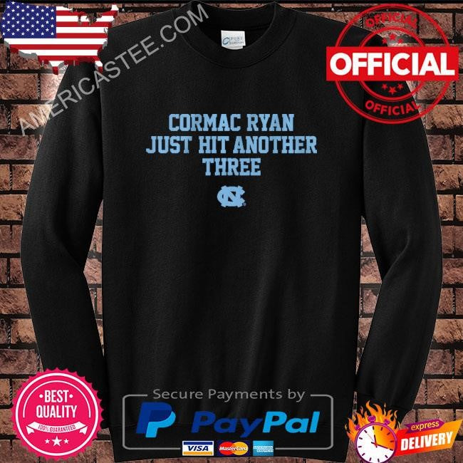 Cormac ryan just hit another three Unc 2024 shirt