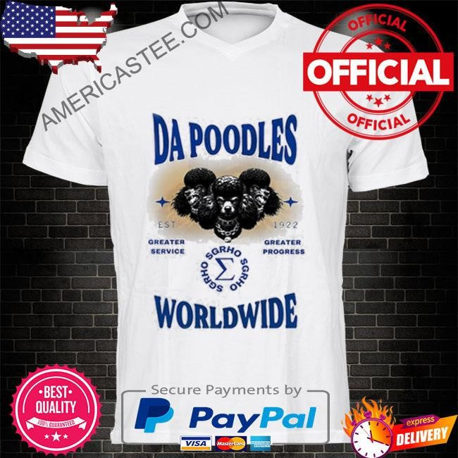 Da poodles sigma gamma rho sorority est 1922 shirt