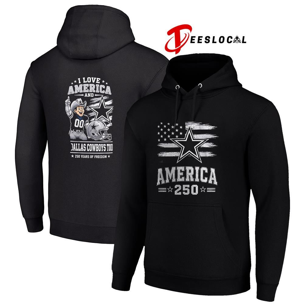 Dallas Cowboys 250 years of freedom mascot shirt