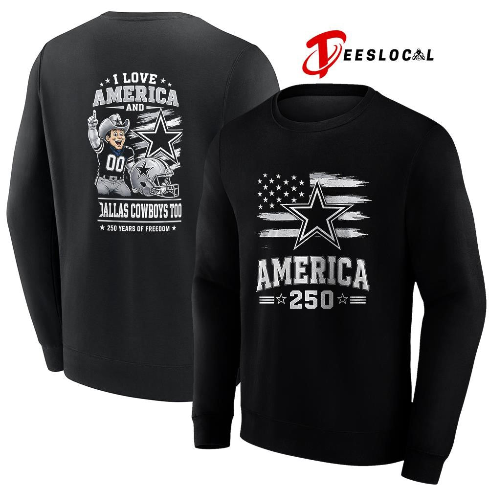 Dallas Cowboys 250 years of freedom mascot shirt