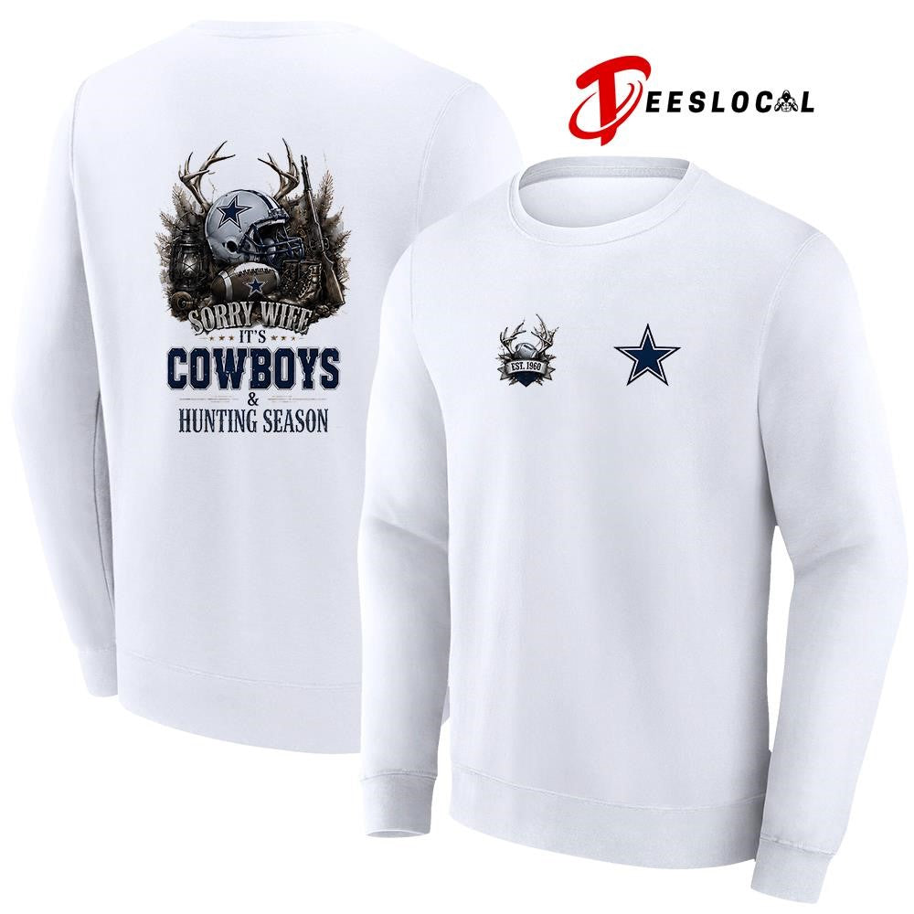 Dallas Cowboys sorry wife it’s hunting season deer shirt