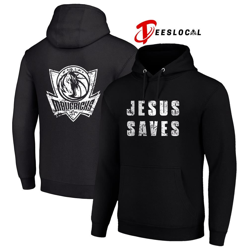 Dallas Mavericks Jesus saves shirt