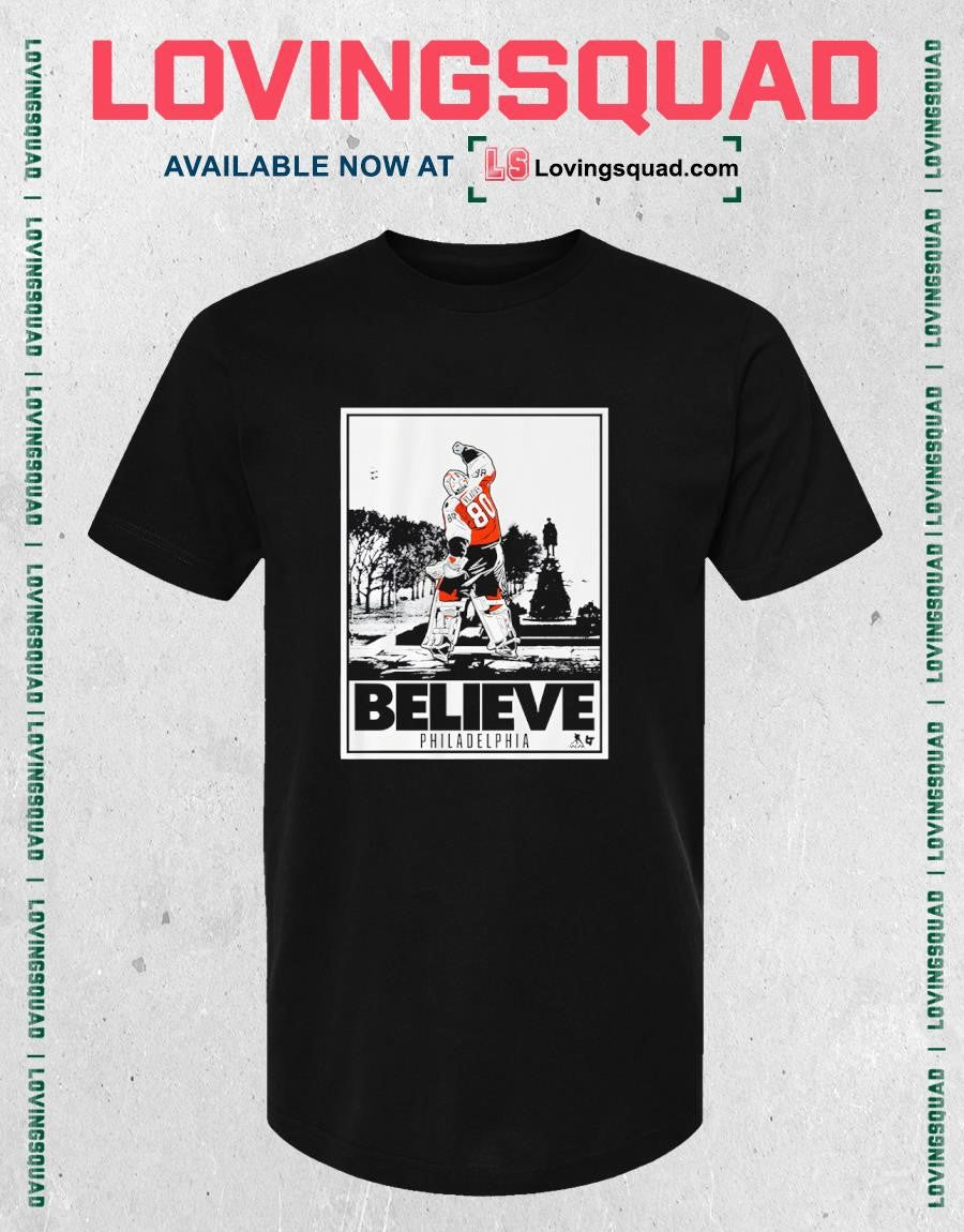 Dan Vladar Believe Poster Philadelphia Flyers Shirt