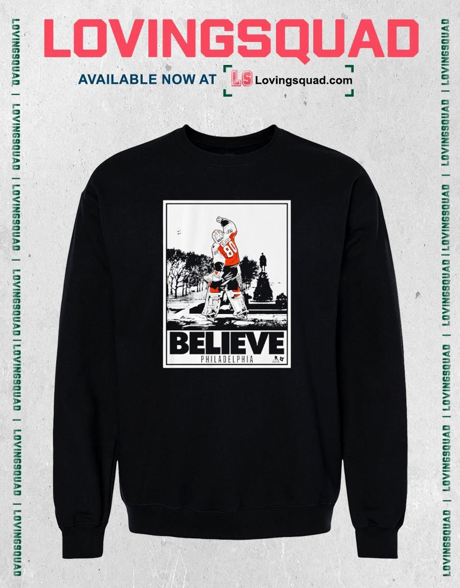 Dan Vladar Believe Poster Philadelphia Flyers Shirt
