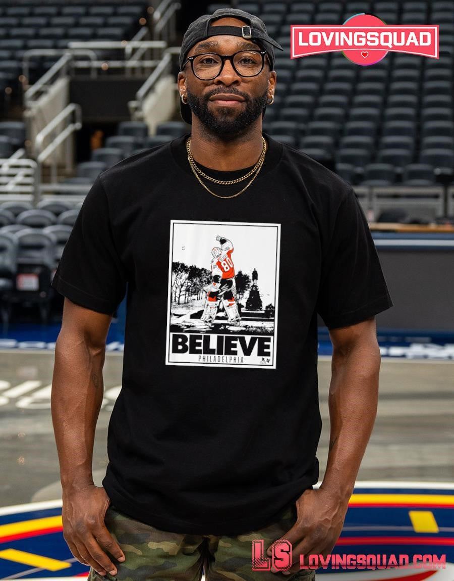 Dan Vladar Believe Poster Philadelphia Flyers Shirt