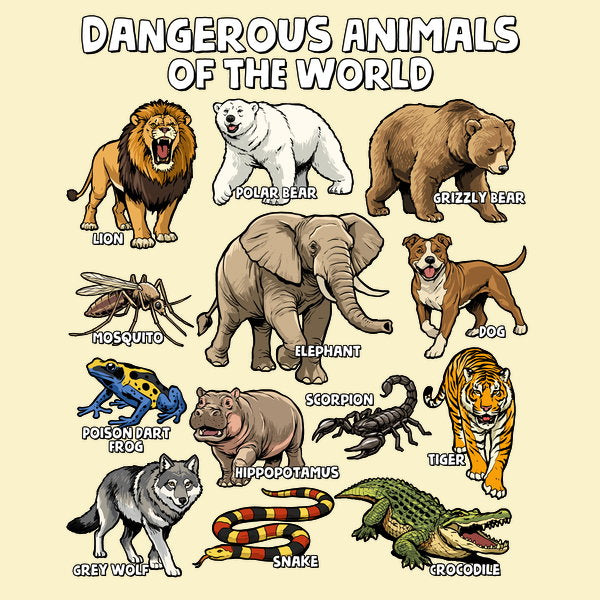 Dangerous Animals Of The World