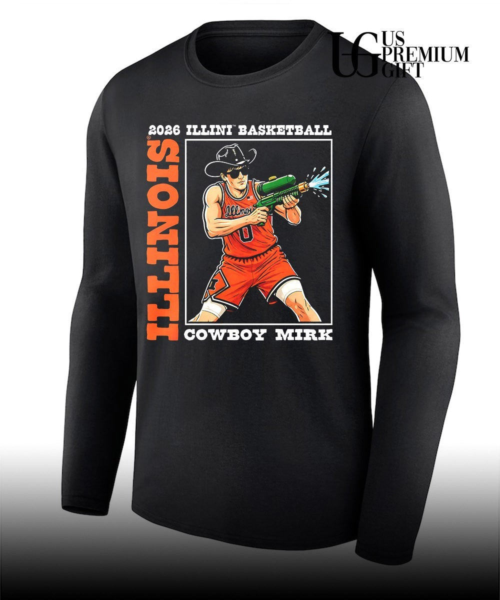 David Mirković Cowboy Illinois Fighting Illini basketball 2026 shirt
