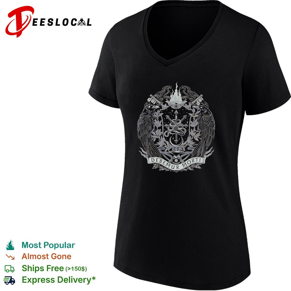Debemur Morti ravens crest snake fire shirt