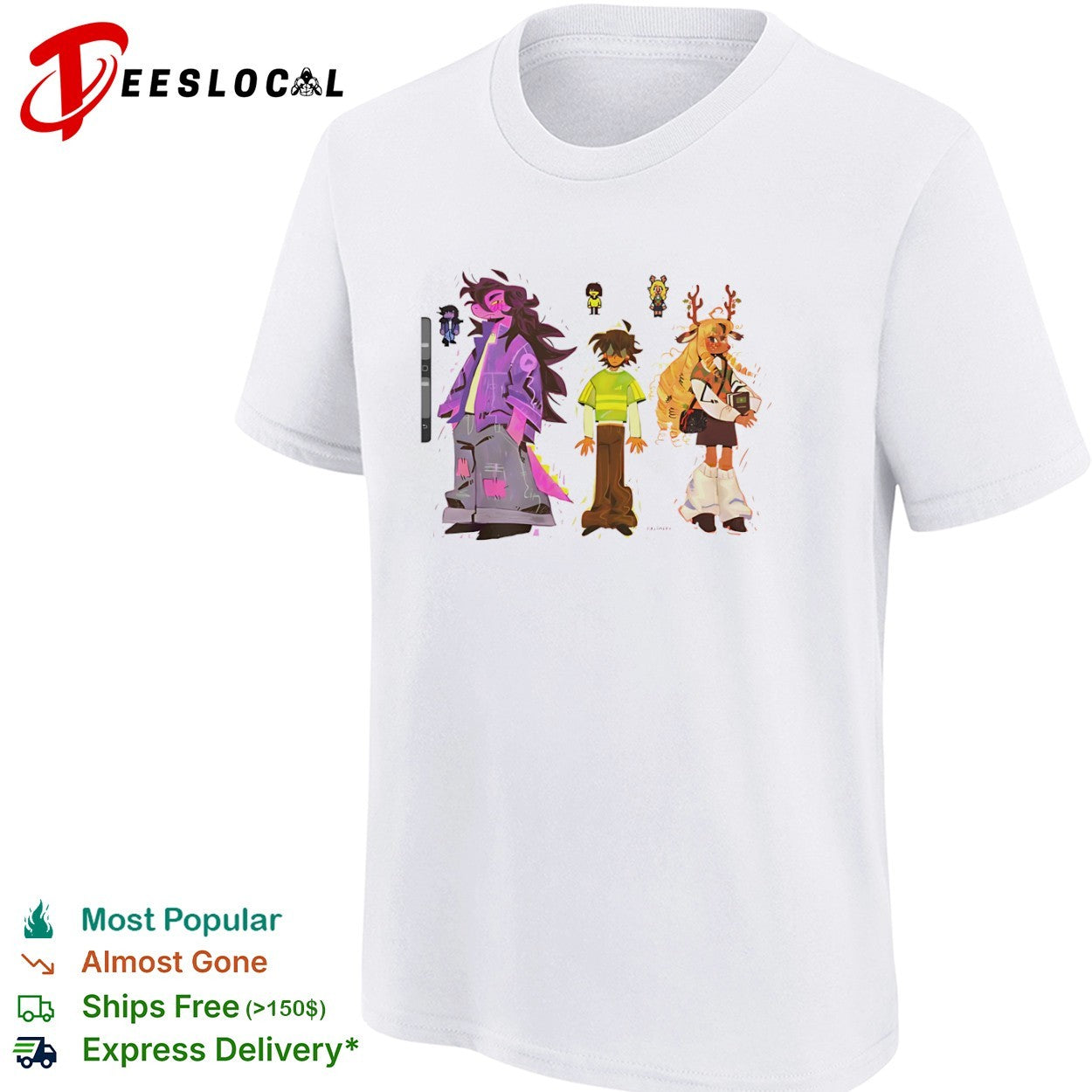 Deltarune anime shirt