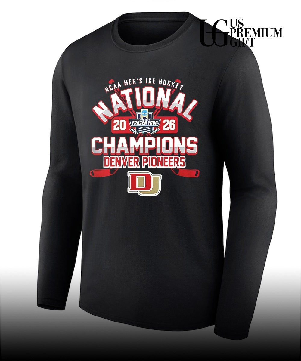 Denver Pioneers 2026 NCAA Frozen Four Men’s Ice Hockey National Champions shirt