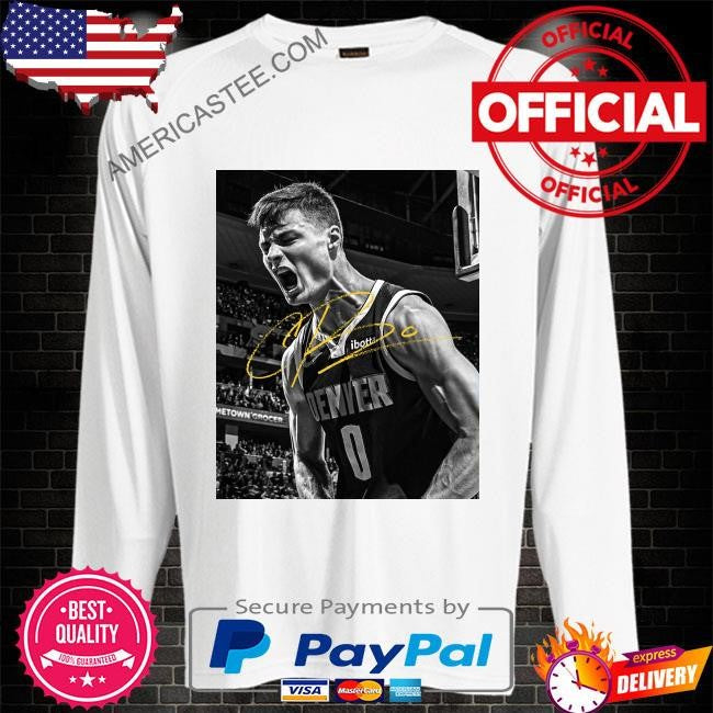 Denver nuggets christian braun signature shirt