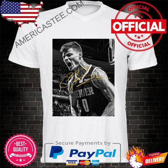 Denver nuggets christian braun signature shirt