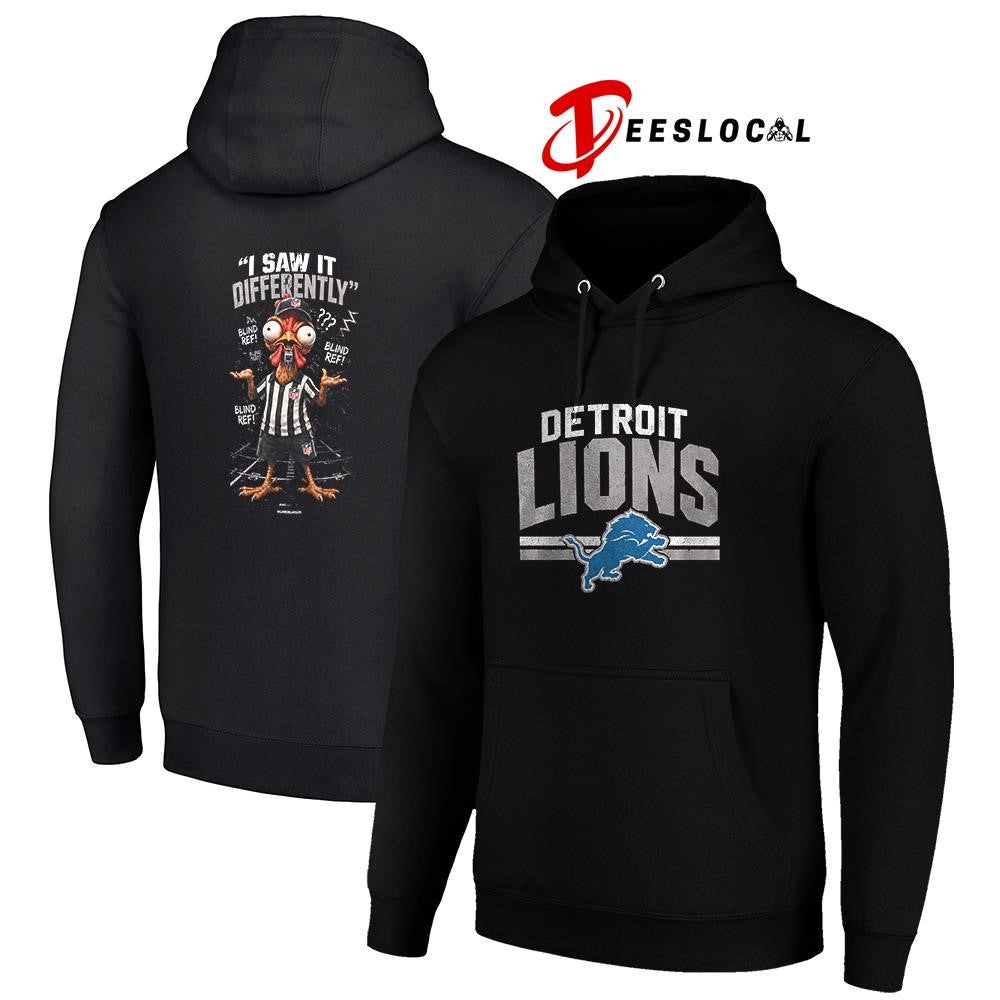 Detroit Lions Blind ref I saw it differently shirt