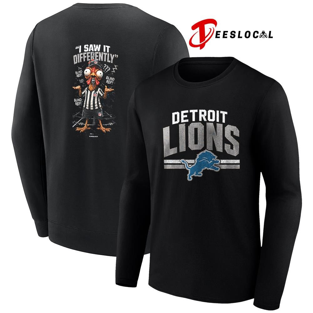 Detroit Lions Blind ref I saw it differently shirt