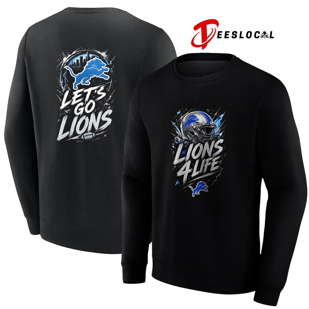 Detroit Lions x fan 4 life graphic shirt