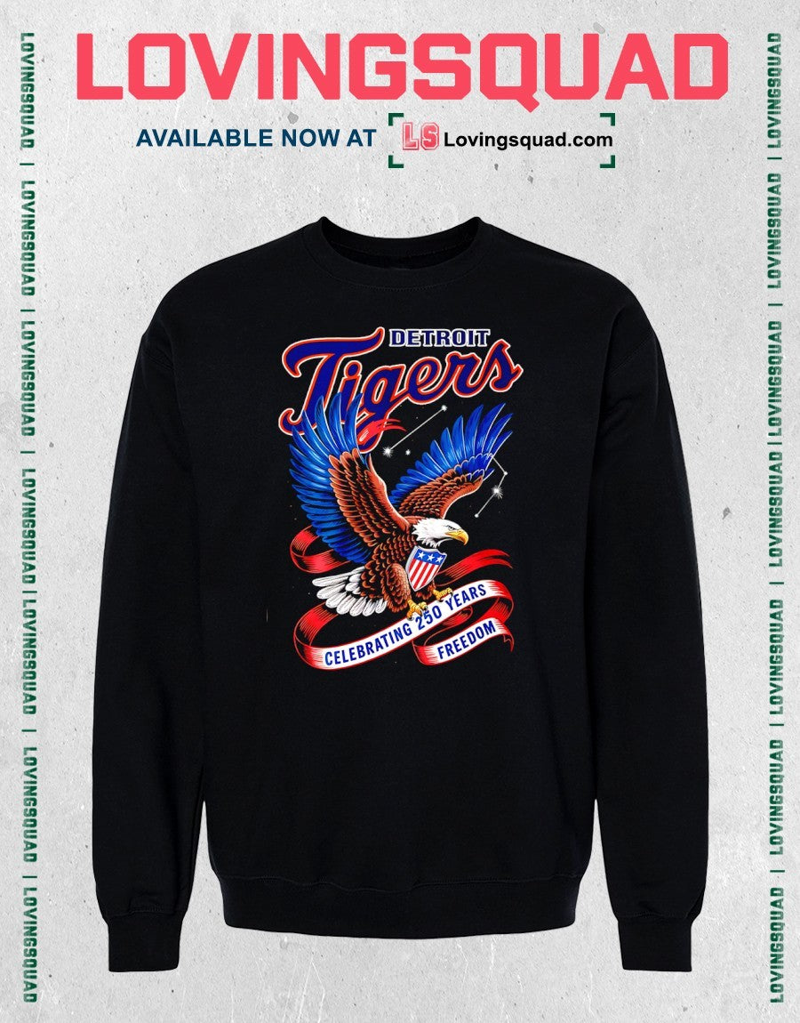 Detroit Tigers Celebrating 250 Years of Freedom shirt