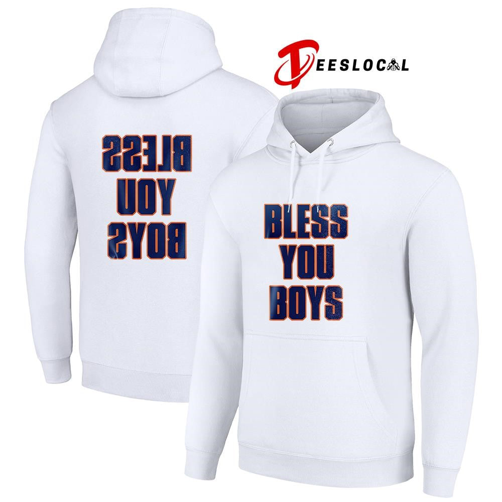 Detroit Tigers X Every Body bless you boys flipped text shirt