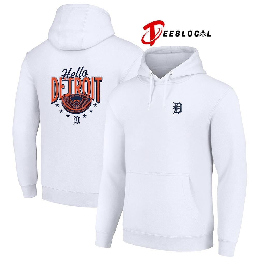 Detroit Tigers hello Detroit stadium graphic shirt