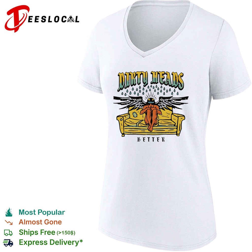 Dirty Heads Better angel on couch alternative rock band shirt