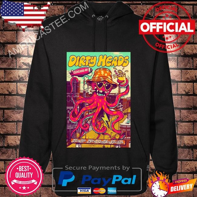 Dirty Heads July 11th, 2024 Jacobs Pavilion Cleveland, Ohio Tour shirt