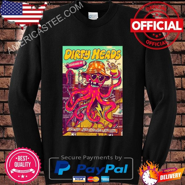 Dirty Heads July 11th, 2024 Jacobs Pavilion Cleveland, Ohio Tour shirt