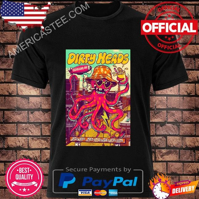 Dirty Heads July 11th, 2024 Jacobs Pavilion Cleveland, Ohio Tour shirt