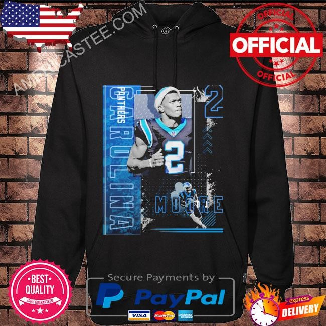 Dj moore football paper poster panthers 2 shirt
