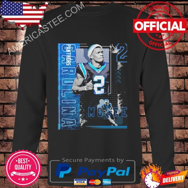 Dj moore football paper poster panthers 2 shirt