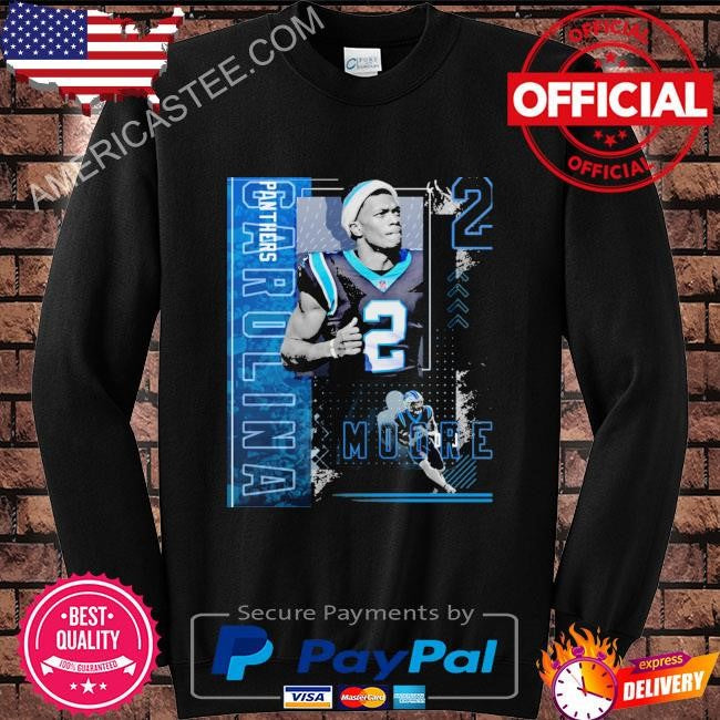 Dj moore football paper poster panthers 2 shirt
