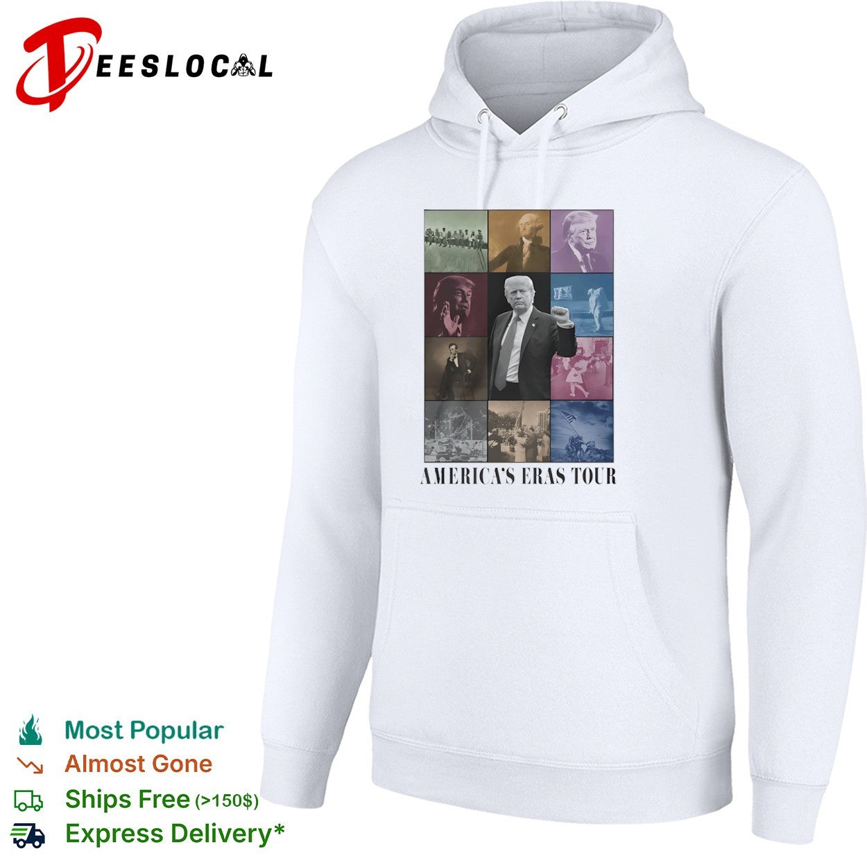 Donald Trump Americas eras tour collage shirt