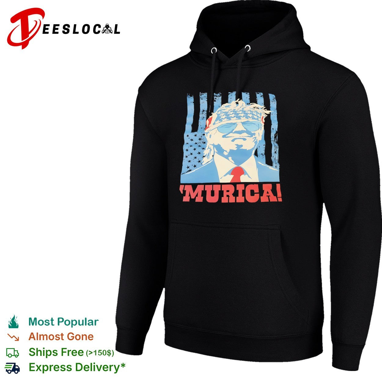 Donald Trump Murica American Flag Bandana Patriotic shirt