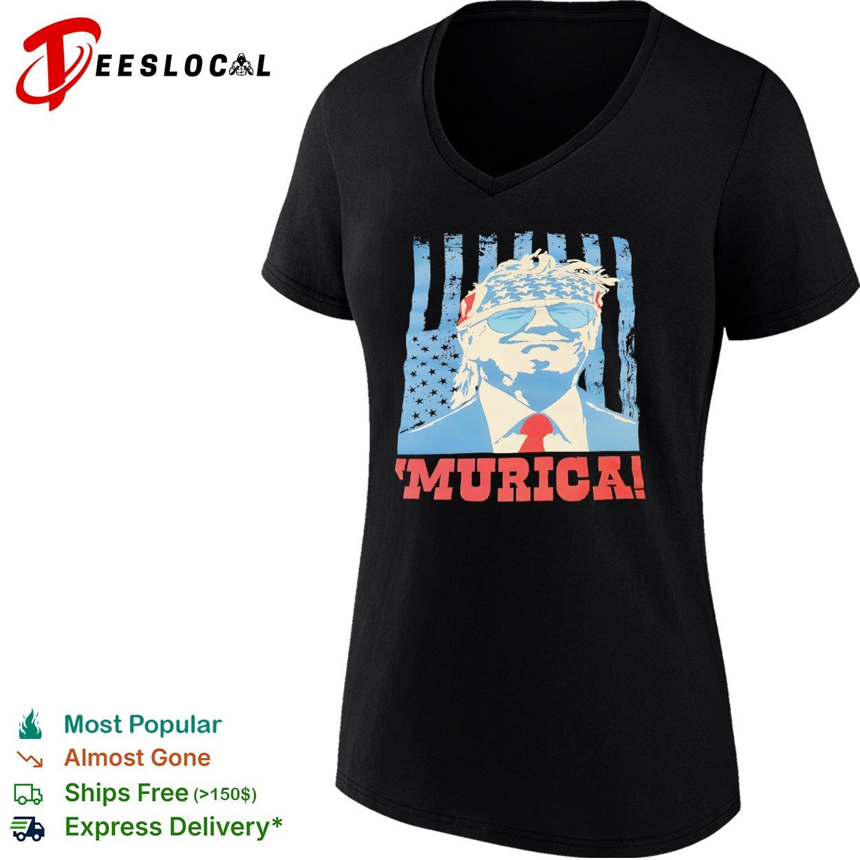Donald Trump Murica American Flag Bandana Patriotic shirt