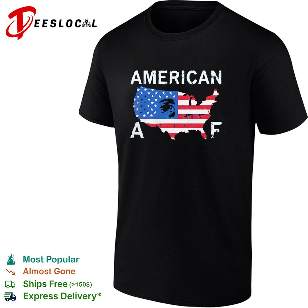 Donald Trump US map American af shirt