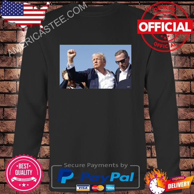 Donald Trump injured in assassination attempt at rally shirt