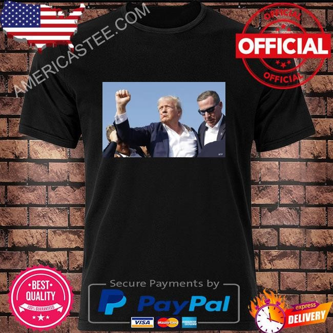 Donald Trump injured in assassination attempt at rally shirt