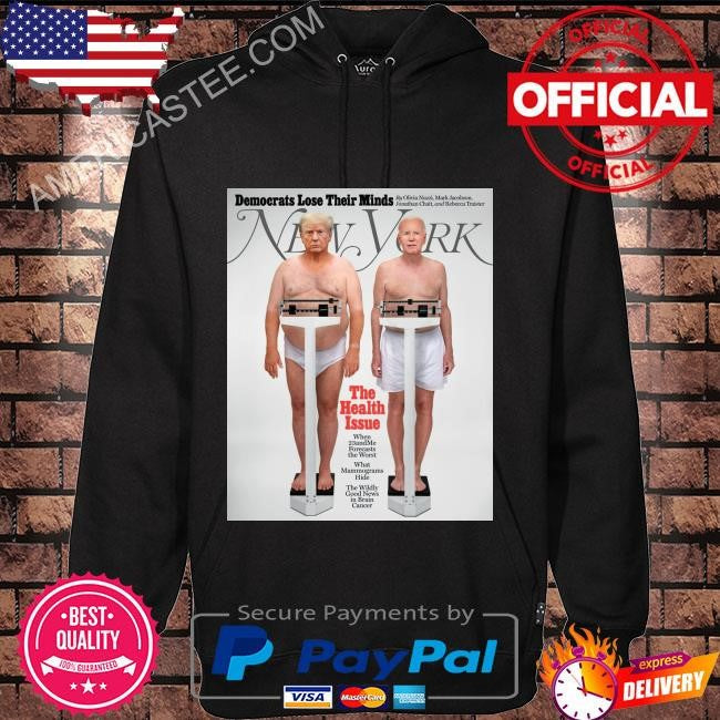 Donald Trump & joe biden on the cover of new york magazine’s health issue shirt