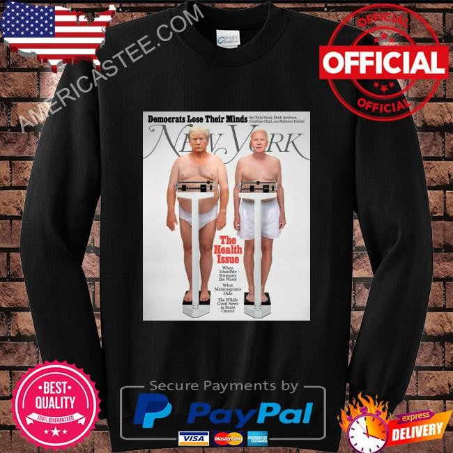 Donald Trump & joe biden on the cover of new york magazine’s health issue shirt