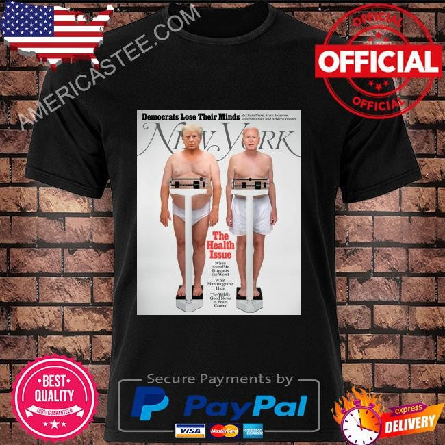 Donald Trump & joe biden on the cover of new york magazine’s health issue shirt
